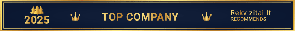 TOP Company 2025 — Rekvizitai.lt Recommends